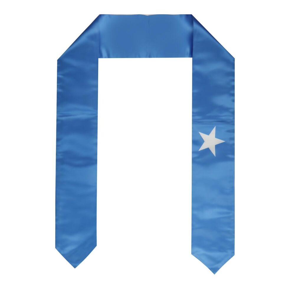 9094 Somalia Flag Graduation Stole Sash for Study Aboard International